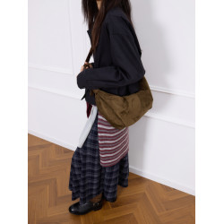 LE AMO｜原創'泰迪'復古磨砂麂皮絨慵懶調節肩帶斜背可頌包