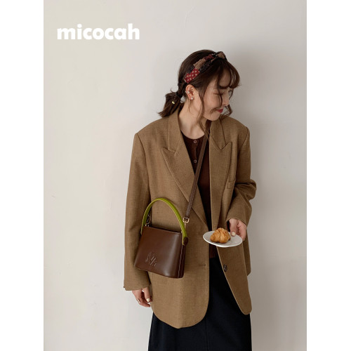 Micocah「午後甜點」包包通勤小衆高級手提斜背水桶包女百搭新款