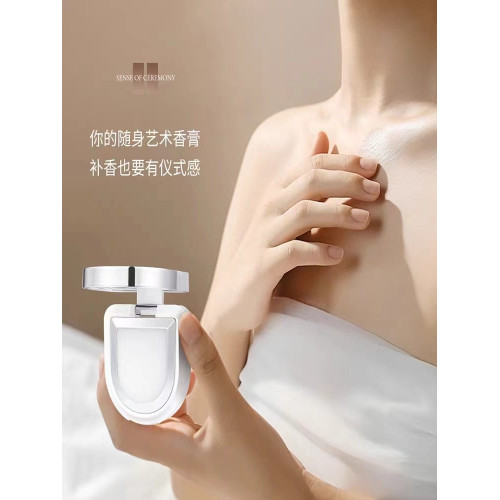 調香師固體香膏女隨身可攜式香體膏女士持久淡香男士畱香水枕邊入懷
