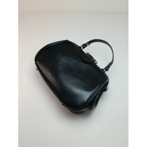 植鞣牛皮醫生包口金包手提單肩斜後後背包女包