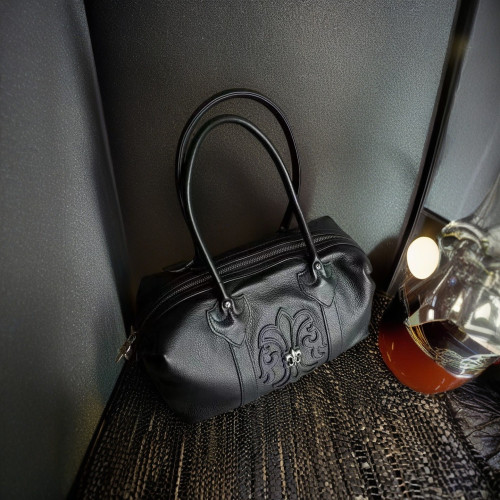 真皮包克洛辣妹單肩包腋下包中古保齡球餃子包小衆設計夏季新款