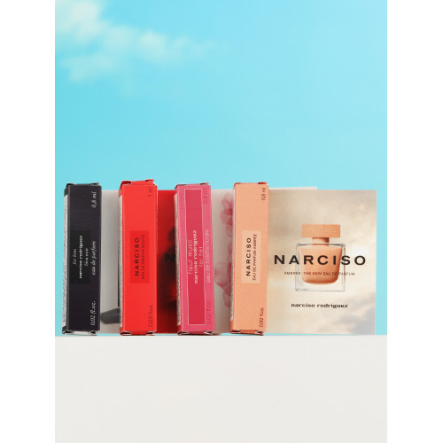 Narciso納西素索香水小樣同名女士黑粉瓶forher誘人花卉琥珀霞光