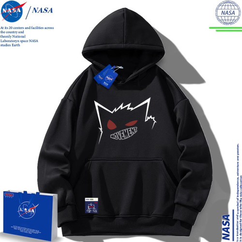 NASA聯名寶可夢衛衣男女2026新款春秋季寬鬆加絨男士連帽衫上衣服 NASA聯名寶可夢衛衣男女2026新款春秋季寬鬆加絨男士連帽衫上衣服