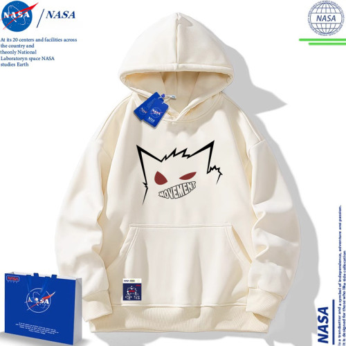 NASA聯名寶可夢衛衣男女2026新款春秋季寬鬆加絨男士連帽衫上衣服 NASA聯名寶可夢衛衣男女2026新款春秋季寬鬆加絨男士連帽衫上衣服