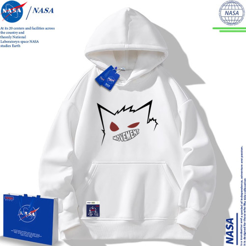 NASA聯名寶可夢衛衣男女2026新款春秋季寬鬆加絨男士連帽衫上衣服 NASA聯名寶可夢衛衣男女2026新款春秋季寬鬆加絨男士連帽衫上衣服
