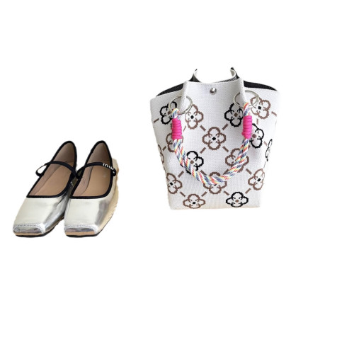 新小紅書經典復古針織可愛刺綉手提包超火小清新紫色水桶包手機包 新小紅書經典復古針織可愛刺綉手提包超火小清新紫色水桶包手機包