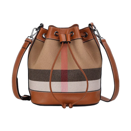 包包女式2025新款格子條紋帆布包高級感子母水桶包手提單肩斜後後背包 包包女式2025新款格子條紋帆布包高級感子母水桶包手提單肩斜後後背包