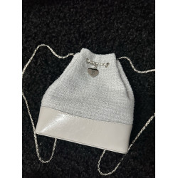 韓國小衆thebarnnet八奶包包女夏季新款小香風簡約百搭鏈條雙肩包