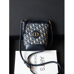 小包包女復古刺綉老花水桶包包女時尚潮流新款單肩斜背迷你手機包