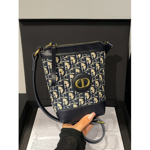 小包包女復古刺綉老花水桶包包女時尚潮流新款單肩斜背迷你手機包