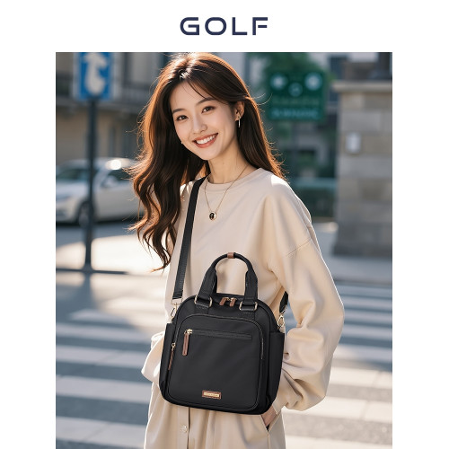 GOLF斜後後背包女可雙肩背2025新款大容量輕便單肩包中年媽媽手提包包