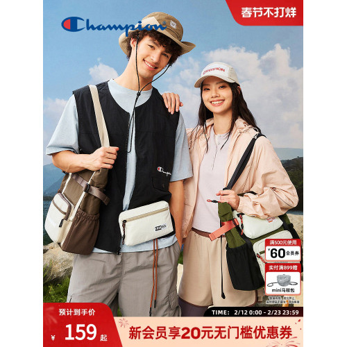 Champion冠軍單肩包男漫野大托特包女士戶外斜後後背包旅遊電腦包輕便 Champion冠軍單肩包男漫野大托特包女士戶外斜後後背包旅遊電腦包輕便