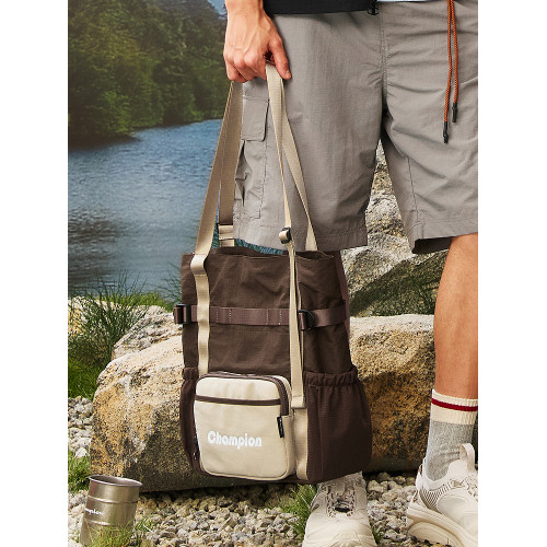 Champion冠軍單肩包男漫野大托特包女士戶外斜後後背包旅遊電腦包輕便 Champion冠軍單肩包男漫野大托特包女士戶外斜後後背包旅遊電腦包輕便