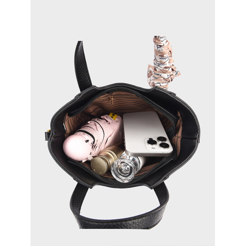 復古手提包包女2026新款時尚百搭單肩斜後後背包高級感上班通勤水桶包