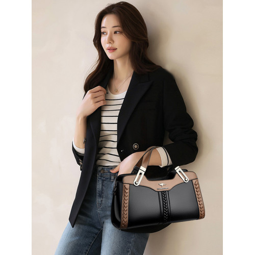 袋鼠真皮女包手提包大容量包包女士2026新款斜後後背包大包單肩包百搭 袋鼠真皮女包手提包大容量包包女士2026新款斜後後背包大包單肩包百搭