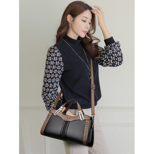 袋鼠真皮女包手提包大容量包包女士2026新款斜後後背包大包單肩包百搭 袋鼠真皮女包手提包大容量包包女士2026新款斜後後背包大包單肩包百搭