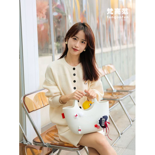 梵高範2026新款水桶包洗澡包菜籃子拎包手拎袋手提通勤包女大容量