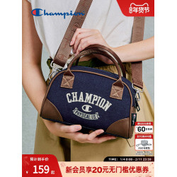 Champion冠軍官方單肩包保齡球包女刺綉手提包枕頭包斜後後背包