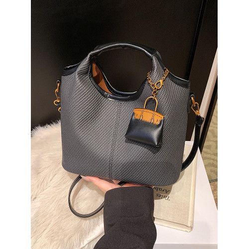 時尚手提水桶包女2025春季新款韓版ins潮流休閒單肩包高級感女包