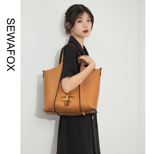 大容量托特包2026新款簡約小衆通勤時尚女包包高級感百搭質感大包