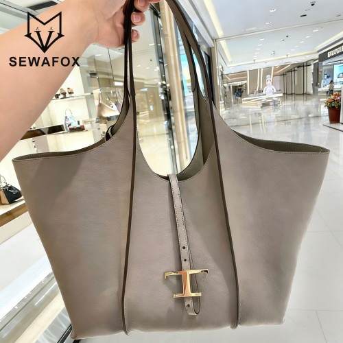 大容量托特包2026新款簡約小衆通勤時尚女包包高級感百搭質感大包