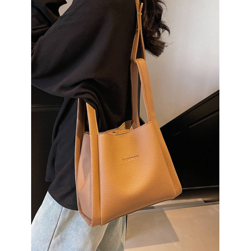 手拎時尚休閒水桶包2025春季新款韓版潮流百搭單肩包高級感斜後後背包