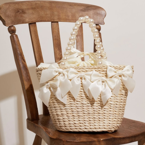 櫻花妹妹日系再入荷夏日天然玉米皮編織菜籃子櫻桃