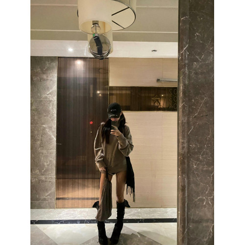 Visual focus 厚底長筒靴女重金屬鉚釘騎士靴辣妹y2k高筒機車靴子