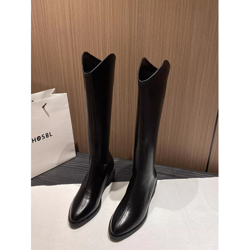 米白色騎士靴2026新款美拉德高跟V口尖頭高筒長靴小個子長筒靴女 米白色騎士靴2026新款美拉德高跟V口尖頭高筒長靴小個子長筒靴女