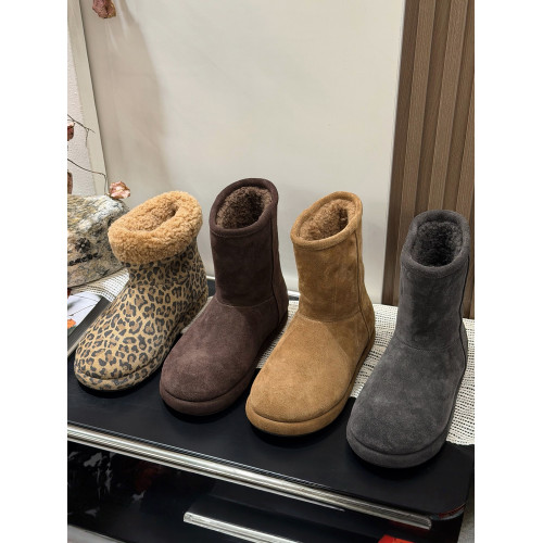 厚底內增高加絨加厚中筒雪地靴女2026新款冬季保暖套筒麵包棉鞋子 厚底內增高加絨加厚中筒雪地靴女2026新款冬季保暖套筒麵包棉鞋子