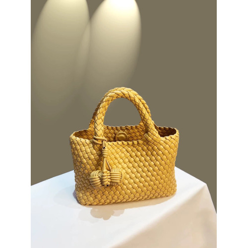 高質感純手工編織包雙手提包2025春夏新款真皮女包時尚單肩斜後後背包 高質感純手工編織包雙手提包2025春夏新款真皮女包時尚單肩斜後後背包