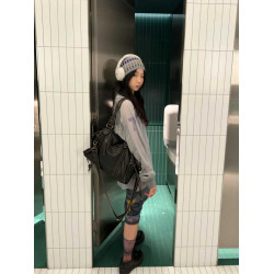 2026初春新款法式復古機車包托特包廢土風軟皮單肩斜後後背包大容量包