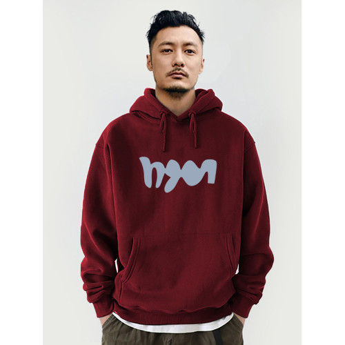 440克冬季餘文樂潮牌男裝衛衣男士連帽外套學生寬鬆加絨純色帽衫