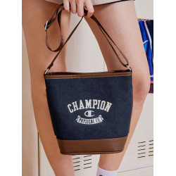 【山姆同款】Champion冠軍官方單肩包水桶包大容量男女斜背帆布包