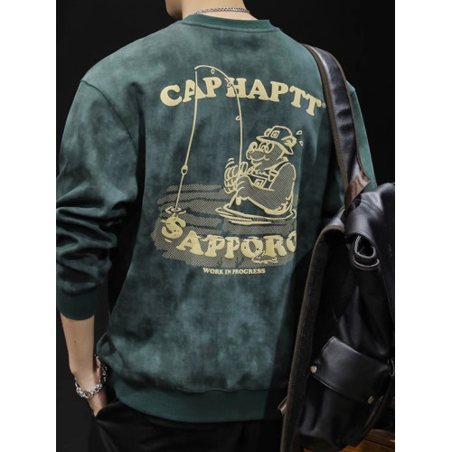 大碼潮牌加絨衛衣男春秋款圓領男款衣服秋季2024新款男士長袖男裝 大碼潮牌加絨衛衣男春秋款圓領男款衣服秋季2024新款男士長袖男裝