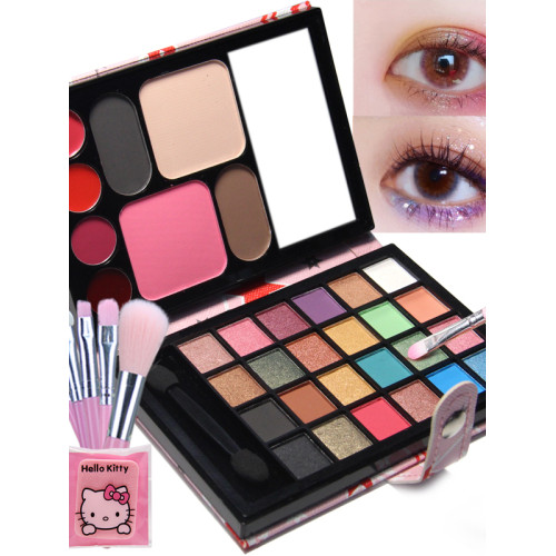 32色眼影彩妝套裝眼影盤珠光啞光大地色裸妝持久皮包演出裝日常裝