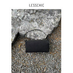 LESSCHIC  90s筆袋單肩腋下斜背手拎鉛筆包