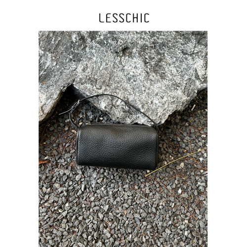 LESSCHIC  90s筆袋單肩腋下斜背手拎鉛筆包