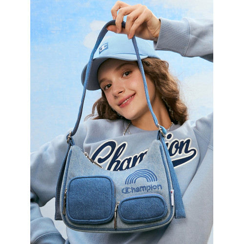 Champion冠軍官方新款單肩包男女休閒斜後後背包通勤手提包