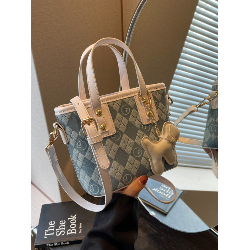 小包包女包2026新款時尚簡約百搭高級感菱格迷你斜後後背包手提水桶包