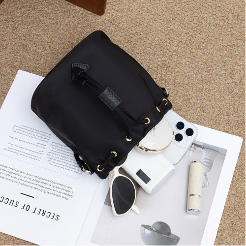 2026新款進口牛津布防水尼龍抽繩水桶包輕便手提包休閒單肩斜後後背包