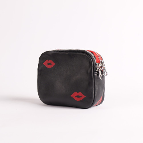 深山九処真皮手拿小包 綿羊皮錢包卡包化妝包口紅包收納迷你包