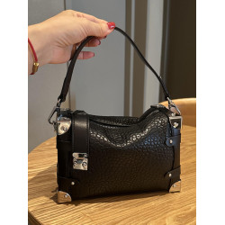 手提包箱子包女2025新款高級感柳釘包復古百搭迷你手機斜背盒子包