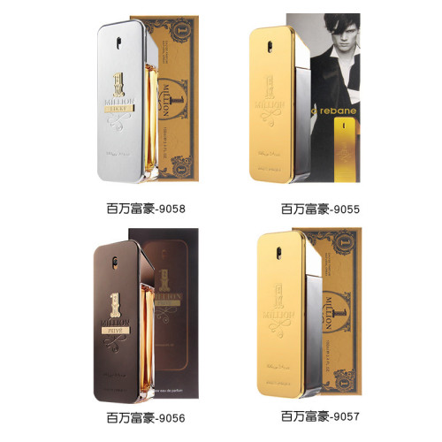 黃金百萬富豪prive男士香水100ml誘惑木質味皮革香調perfume