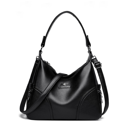 袋鼠真皮女包斜後後背包餃子包2026新款媽媽包大容量單肩包腋下包牛皮 袋鼠真皮女包斜後後背包餃子包2026新款媽媽包大容量單肩包腋下包牛皮