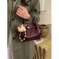 美拉德復古棕色包包女2026新款時尚百搭斜後後背包精緻超火手提小拎包