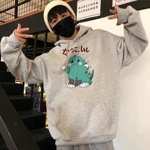 2025新款衛衣男春秋款連帽外套潮ins美式寬鬆街頭潮牌加絨情侶裝