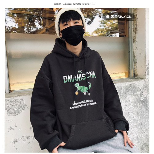 2025新款衛衣男春秋款連帽外套潮ins美式寬鬆街頭潮牌加絨情侶裝