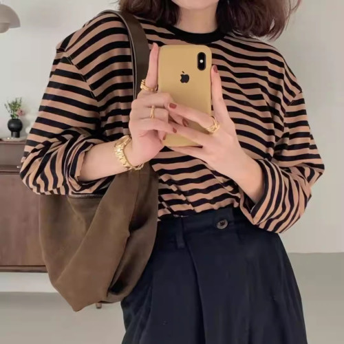 韓國小衆 nothing written23新款麂皮尼龍單肩斜背腋下包餃子包