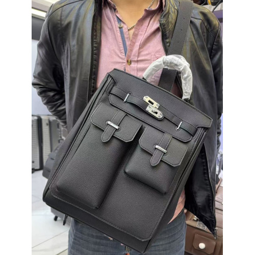 休閒真皮質感上班通勤手提鉑金包斜背男女胸包時尚雙肩後後背包書包潮